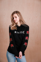 Kovic - Flower Hoodie Black