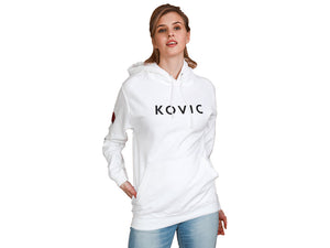 Kovic - Flower Hoodie White