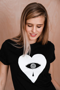Kovic - Heart T-Shirt Black