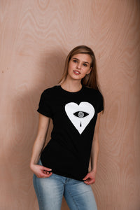 Kovic - Heart T-Shirt Black